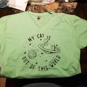 My cat is out of this world tshirt
